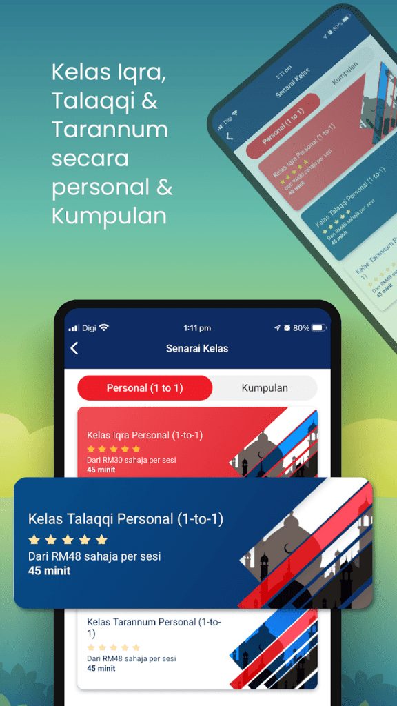 LiveNgaji Quran Learning Platform Mobile app screenshot